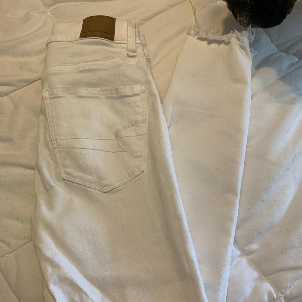 NWOT AE white jeggings